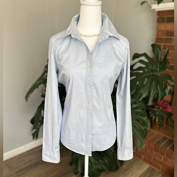 Calvin Klein Tops - #7) Calvin Klein stretches Light blue button down shirt